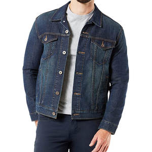 High Street Painted Mens Jean Jacket Venta al por mayor Custom Made Mens and Womens Jeans Jackets - Product Image 1