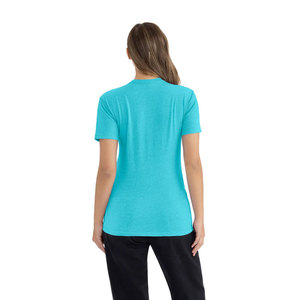 Camiseta For Level Apparel 6210 100% Algodón Ecológica, Cómoda, Corte Regular, Color Azul Tahiti, para Hombre y Mujer - Product Image 5