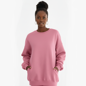 เสื้อสเวตเตอร์คอกลมสำหรับผู้หญิงใส่ได้ทั้งชายหญิง - Product Image 3