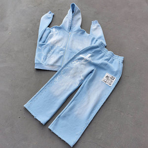 ชุดวอร์มสั่งทำพิเศษ ลวดลายซีดจางแบบซันเฟด พร้อมลายสกรีน งานปะติด และประดับด้วยคริสตัล ผู้ผลิตขายส่ง - Product Image 5