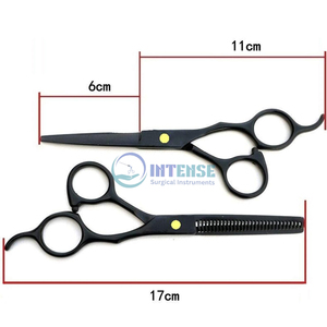 Tijeras de corte de pelo Premium, juego de adelgazamiento de peluquero, herramientas de peluquería profesional, acero inoxidable, OEM, venta al por mayor - Product Image 4