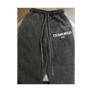 Pantalon pour homme personnalisé respirant lavé Pantalon de survêtement à broderie 3D de qualité supérieure Nouveau pantalon 2025 100% coton pour homme - Product Image 1