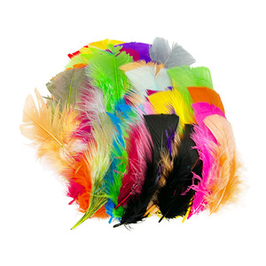 56pcs 4cm đầy màu sắc Thổ Nhĩ Kỳ Craft lông - Product Image 5