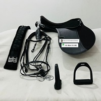 Último Modelo de Montura Inglesa de Resistencia para Caballo con Arzón de Plástico, Set de Cuero Sintético Duradero y Cómodo, Precio de Fábrica Hecho en India 2024