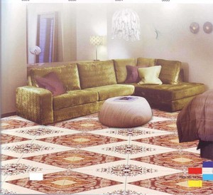Baldosas de cerámica de grado superior de 300x300mm, acabado de superficie brillante de India, diseño rústico para apartamentos, precio bajo antibacteriano - Product Image 1