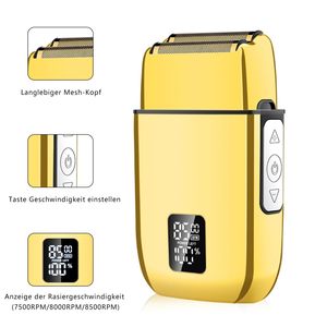 Tondeuse Électrique Professionnelle à Lame en T pour Barbe et Cheveux, Kit de Soin, Batterie Réglable, Acier Inoxydable, Céramique, Usage Domestique et Automobile - Product Image 5