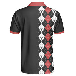 Polo de golf de secado rápido con logotipo personalizado al por mayor, Polo de golf transpirable, Polo de golf de poliéster 100% para hombre - Product Image 3