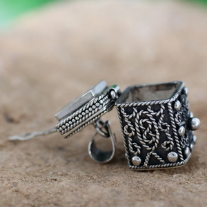 จี้ล็อกเกตทรงสี่เหลี่ยมเครื่องประดับเงินทำด้วยมือของช่างฝีมือเครื่องประดับฮิปฮอปของขวัญราคาโรงงานขายส่งสำหรับทุกคน - Product Image 3