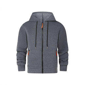 Nouveaux sweats à capuche pour hommes printemps-automne, fermeture éclair, multi-poches, pull à fermeture éclair, sport, loisirs, sweat à capuche pour hommes à fermeture éclair à prix avantageux - Product Image 5