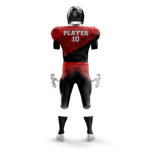 Ensemble de maillots de football américain Offre Spéciale avec logo personnalisé uniformes respirants à manches courtes uniformes grande taille pour clubs de garçons - Product Image 3