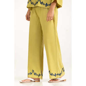 Pantalon décontracté taille mi-haute à jambes larges WM-COD-SS25-365B – Respirant et coupe régulière - Product Image 4