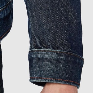 Meilleur prix Vestes en jean pour hommes, design personnalisé, 100% coton, style streetwear, fabrication directe, qualité supérieure pour l'hiver - Product Image 5