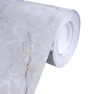 Tốt nhất bán Tủ cửa Bìa PVC Sticker đá cẩm thạch Veneer kết cấu tự dính PVC trang trí