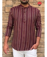 Mariage arabe AchkanBandhgalaSherwaniKurta pour homme en bleu avec tissu élégant et dernier ensemble de pyjama à col boutonné et chaîne
