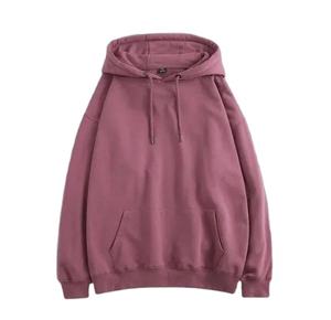 Vente en gros de sweat à capuche de couleur unie personnalisé Service de correspondance des couleurs pour couples - Product Image 2