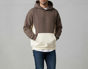 Sweat-shirt pour homme de qualité supérieure, style streetwear automnal, style géométrique, coupe régulière, taille plus, 100% coton - Product Image 4