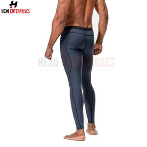 Fabricante paquistaní Hombres Yoga Legging Alta calidad Hombres Leggings Color sólido Tamaño Gimnasio Desgaste Hombres Legging - Product Image 2