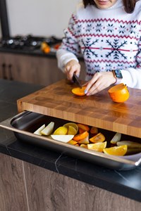 Tabla de Cortar de Madera Clásica Personalizable, Tabla de Picar Decorativa <span class=keywords><strong>para</strong></span> Cocina y Comedor - Product Image 5