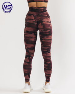 Ropa de gimnasio personalizada para mujer, mallas de Yoga elásticas de cintura alta con estampado de estilo gótico, mallas largas, tela de punto Punk informal - Product Image 3