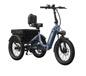 Triciclo Eléctrico Plegable Mokwheels Granite Step Thru con Llantas Anchas 2026 (2 Años de Garantía) Origen EE. UU. - Product Image 3