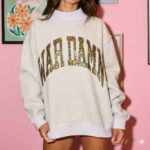 เสื้อสเวตเตอร์ขนแกะไซส์ใหญ่พิเศษสำหรับผู้หญิงเสื้อสเวตเชิ้ตสำหรับฤดูใบไม้ร่วง - Product Image 4