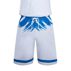 Pantalones cortos sublimados personalizados para uniforme de baloncesto, tela transpirable de secado rápido, ligeros, adecuados para juegos deportivos competitivos - Product Image 5