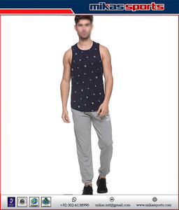 เสื้อกล้ามใส่ออกกำลังกายสำหรับผู้ชายเสื้อกล้ามเล่นกีฬาทำจากไม้ไผ่แห้งเร็วติดโลโก้ได้ตามต้องการ - Product Image 5