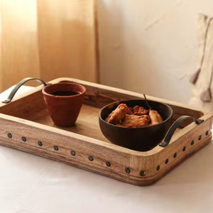 Mango wood Tray Wooden Serving Tray - Product Image 1
