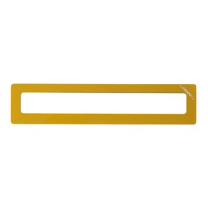 Finestra Magnetica per Intestazione DIN A3 Orizzontale / A2 Verticale, Gialla, 10 pz. / Confezione - KAN-MWH-A3Q-04 - Product Image 1