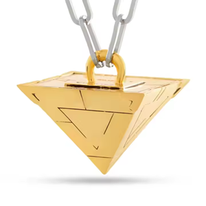 Moissanite diamant pendentif or qualité unisexe argent plaqué Hip Hop oeil pendentif bijoux de mode avec cadeau de fête de mariage - Product Image 3