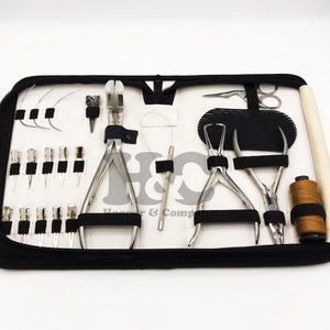 Nuevo Kit de Herramientas para Extensiones de Cabello, Alicates Funcionales, Anillo de Tracción de Acero Inoxidable para Microperlas, Kit de Herramientas para Extensiones de Cabello Comerciales - Product Image 1
