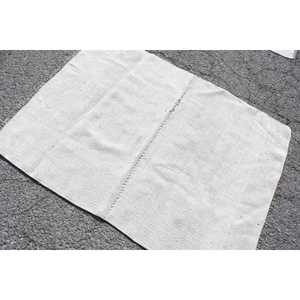 Tapis turc vintage 3,7x5,1 pieds, tapis patchwork blanc - Product Image 4