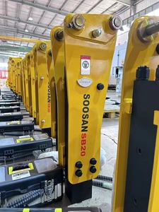 Martillo hidráulico SB20 de alta calidad con parte superior abierta para miniexcavadoras Bob Cat Skid Steer Loader Hard Rocks con motor de nueva condición - Product Image 3