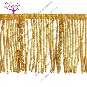 7 Cm Silver Metal Bullion Wire Fringe <b>Tassel</b> - Product Image 2