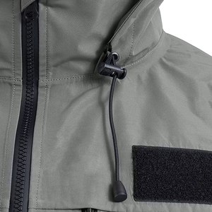 Veste softshell personnalisée pour hommes pour le printemps automne manteau à capuche décontracté avec fermeture éclair contrastée tissu imperméable nouvel état pour enfants - Product Image 5