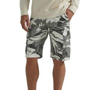 Short cargo d'été pour homme avec multi-poches Design personnalisé et logo Short cargo anti-rides teint uni - Product Image 1