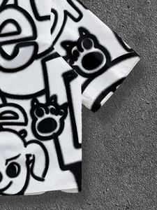 T-shirts imprimés décontractés pour tous les jours, t-shirts graphiques en coton, vêtements tendance - Product Image 4