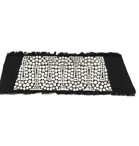 Productos semiacabados para la parte superior de sandalias tipo chanclas de mezclilla, incluyendo materiales para calzado con perlas y accesorios para calzado. Suministro directo de fábrica. - Product Image 5