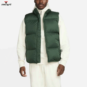 2025 nuevo estilo ropa de invierno de alta calidad transpirable impermeable ligero al aire libre chaleco acolchado para hombres - Product Image 3