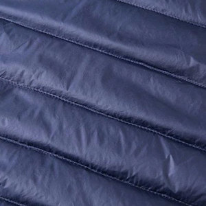 Chaqueta de Plumón Personalizada para Hombre, Azul Marino, Invierno, Ultraligera, Aislada, Impermeable, Cortavientos, con Bordado a Cuadros - Product Image 5