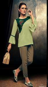 High on Demand Womens Designer <b>Kurti</b> for Wedding and Party Wear Use From Indian Exporter and Manufacturer - Product Image 6