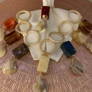 Anillos de Servilleta de Resina Hechos a Mano en Colores y Diseños Creativos para Decoración de Mesa de Bodas y Fiestas para Hoteles - Product Image 6