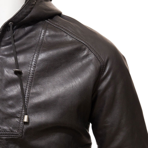 Offre Spéciale vestes en cuir pour hommes bonne qualité confortable vêtements de mode coupe régulière pour l'hiver pour les adultes - Product Image 4
