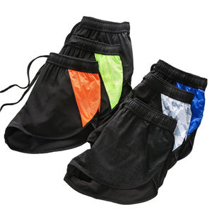 Shorts de sport décontractés pour hommes, été, fitness, séchage rapide, respirant, en maille, pour la salle de sport, la course à pied, la plage - Product Image 1