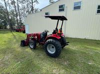 TRACTOR CARGADOR MAHINDRA 1626 DE ALTO RENDIMIENTO, 25.9 HP, 4X4, MOTOR DIÉSEL DE 3 CILINDROS, SISTEMA DE TRANSMISIÓN HIDROSTÁTICA DE 3 RANGOS EN VENTA