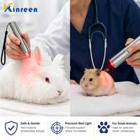 Lampe de thérapie par lumière rouge portable pour petits animaux, dispositif de bien-être pour animaux de compagnie, outil de soin LED portable