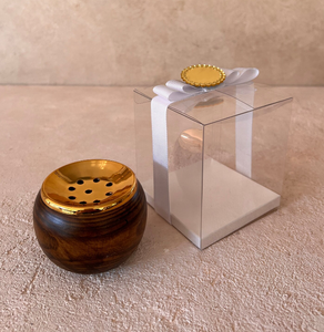 Bougie artisanale de luxe en bois d'agar naturel, écologique, durable, avec impression en relief, pour Noël, religieuse, en gros - Product Image 4