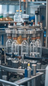 Máquina de llenado de cerveza de aceite de jugo automática eléctrica para tubos de tarros de botellas con garantía de 1 año; Núcleo de bomba PLC para bebidas y agua - Product Image 4