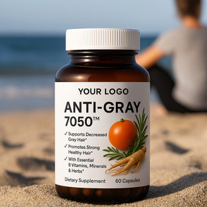 Complément alimentaire OEM à succès pour cheveux gris : capsules de soutien naturel pour la repousse des cheveux - Product Image 4