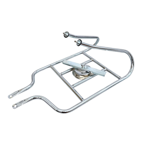 ตะแกรงหลังแบบโครเมียมแนวนอน / ตะแกรงล้อหลัง Lambretta LI S1 /S2 + TV1 + TV2 - Product Image 2